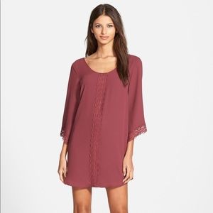 ASTR the Label **Lace Trim Shift Dress** S